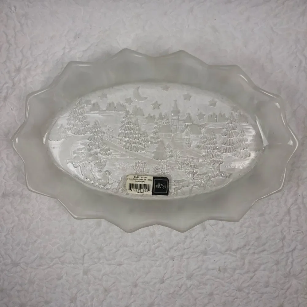Mikasa silent night oval dish